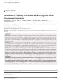 Cover page: Intradermal Delivery of Calcium Hydroxylapatite With Fractionated Ablation