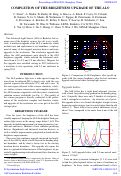 Cover page: Completion of the Brightness Upgrade of the ALS