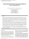 Cover page: Using Graphs for Fast Error Term Approximation of Time-varying Datasets