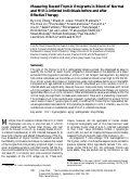 Cover page: Measuring Recent Thymic Emigrants in Blood of Normal and HIV-1–Infected Individuals before and after Effective Therapy