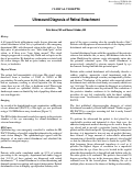 Cover page: Ultrasound Diagnosis of Retinal Detachment