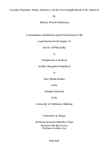 Cover page: Acoustic Properties: Radio, Narrative, and the New Neighborhood of the Americas