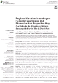 Cover page: Regional Variation in Androgen Receptor Expression and Biomechanical Properties May Contribute to Cryptorchidism Susceptibility in the LE/orl Rat