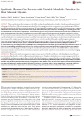 Cover page: Symbiotic Human Gut Bacteria with Variable Metabolic Priorities for Host Mucosal Glycans