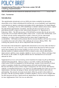 Cover page: Supplemental Educational Services under NCLB: Charting Implementation