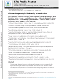 Cover page: Climate‐change refugia: biodiversity in the slow lane