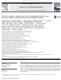 Cover page: The role of leptin, melanocortin, and neurotrophin system genes on body weight in anorexia nervosa and bulimia nervosa