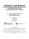 Cover page of Children Left Behind - How Metropolitan Areas Are Failing America's Children