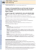 Cover page: Changes in post-prandial glucose and pancreatic hormones, and steady-state insulin and free fatty acids after gastric bypass surgery