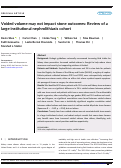 Cover page: Voided volume may not impact stone outcomes: Review of a large institutional nephrolithiasis cohort