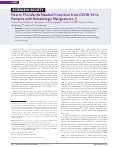 Cover page: How to provide the needed protection from COVID-19 to patients with hematologic malignancies