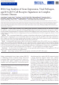 Cover page: RNA-Seq Analysis of Gene Expression, Viral Pathogen, and B-Cell/T-Cell Receptor Signatures in Complex Chronic Disease