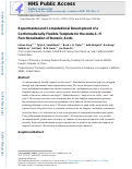 Cover page: Experimental and Computational Development of a Conformationally Flexible Template for the meta-C-H Functionalization of Benzoic Acids.