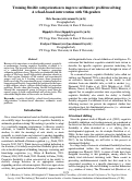 Cover page: Training flexible categorization to improve arithmetic problem solving:  A school-based intervention with 5th graders