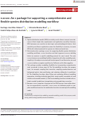 Cover page: flexsdm: An r package for supporting a comprehensive and flexible species distribution modelling workflow