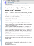 Cover page: Phase I Trial of Intratumoral Injection of CCL21 Gene–Modified Dendritic Cells in Lung Cancer Elicits Tumor-Specific Immune Responses and CD8+ T-cell Infiltration