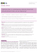 Cover page: ‘Optimism bias’ in contemporary national clinical trial network phase III trials: are we improving?