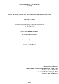 Cover page: Taking the Good With the Bad: Ambivalent Ties and Health in Later Life