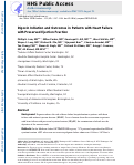 Cover page: Digoxin Initiation and Outcomes in Patients with Heart Failure with Preserved Ejection Fraction.