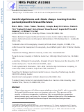 Cover page: Harmful algal blooms and climate change: Learning from the past and present to forecast the future