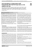 Cover page: Intracranial Efficacy of Selpercatinib in RET Fusion-Positive Non–Small Cell Lung Cancers on the LIBRETTO-001 TrialIntracranial Efficacy of Selpercatinib in RET Fusion+ NSCLC