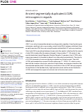 Cover page: Ancient segmentally duplicated LCORL retrocopies in equids.