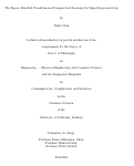 Cover page: The Sparse Manifold Transform and Unsupervised Learning for Signal Representation