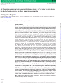 Cover page: A Bayesian approach to assess the importance of crustal corrections in global anisotropic surface wave tomography