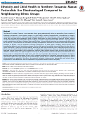 Cover page: Ethnicity and Child Health in Northern Tanzania: Maasai Pastoralists Are Disadvantaged Compared to Neighbouring Ethnic Groups