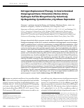 Cover page: Estrogen Replacement Therapy in Ovariectomized Nonpregnant Ewes Stimulates Uterine Artery Hydrogen Sulfide Biosynthesis by Selectively Up-Regulating Cystathionine β-Synthase Expression.