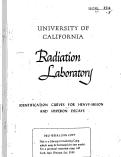 Cover page: IDENTIFICATION CURVES FOR HEAVY-MESON AND HYPERON DECAYS