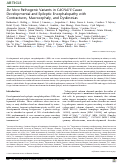 Cover page: De Novo Pathogenic Variants in CACNA1E Cause Developmental and Epileptic Encephalopathy with Contractures, Macrocephaly, and Dyskinesias