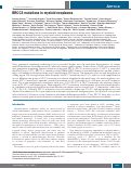 Cover page: BRCC3 mutations in myeloid neoplasms