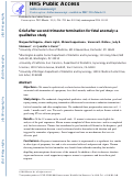 Cover page: Grief after second-trimester termination for fetal anomaly: a qualitative study.