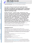 Cover page: Plasma phosphorylated tau 217 and phosphorylated tau 181 as biomarkers in Alzheimer's disease and frontotemporal lobar degeneration: a retrospective diagnostic performance study