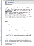 Cover page: Early pregnancy imaging predicts ischemic placental disease