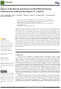 Cover page: Impact of Rootstock and Season on Red Blotch Disease Expression in Cabernet Sauvignon (V. vinifera).