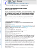 Cover page: The Preclinical Alzheimer Cognitive Composite: Measuring Amyloid-Related Decline