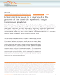 Cover page: Ectomycorrhizal ecology is imprinted in the genome of the dominant symbiotic fungus Cenococcum geophilum