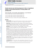 Cover page: Family structure and child development in Chile: A longitudinal analysis of household transitions involving fathers and grandparents