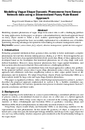 Cover page: Modelling Vague Shape Dynamic Phenomena from Sensor Network data using a Decentralized Fuzzy Rule-Based Approach
