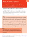 Cover page: Systematic review and meta-analysis of PD-L1 expression discordance between primary tumor and lung cancer brain metastasis