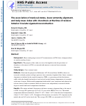 Cover page: Association of Meniscal Status, Lower Extremity Alignment, and Body Mass Index With Chondrosis at Revision Anterior Cruciate Ligament Reconstruction