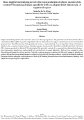 Cover page: Does implicit mentalising involve the representation of others' mental state content? Examining domain-specificity with an adapted Joint Simon task: A registered report