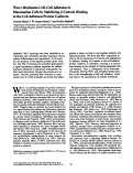 Cover page: Wnt-1 modulates cell-cell adhesion in mammalian cells by stabilizing beta-catenin binding to the cell adhesion protein cadherin