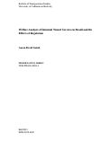 Cover page: Welfare Analysis of Informal Transit Services in Brazil and the Effects of Regulation