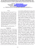 Cover page: Incorporating Social Psychological Theories in the Model Training Regime: How Neural Representations for Social Cognition Emerge from Interactions with Others