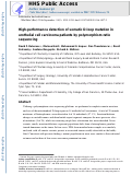 Cover page: High-performance detection of somatic D-loop mutation in urothelial cell carcinoma patients by polymorphism ratio sequencing