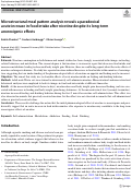 Cover page: Microstructural meal pattern analysis reveals a paradoxical acute increase in food intake after nicotine despite its long-term anorexigenic effects