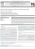 Cover page: Continuous body temperature as a window into adolescent development